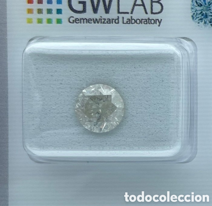 Coleccionismo de gemas: Diamante Natural 1,53 ct H/I2 &ndash; Talla Brillante &ndash; Certificado GWLAB &ndash; Precintado