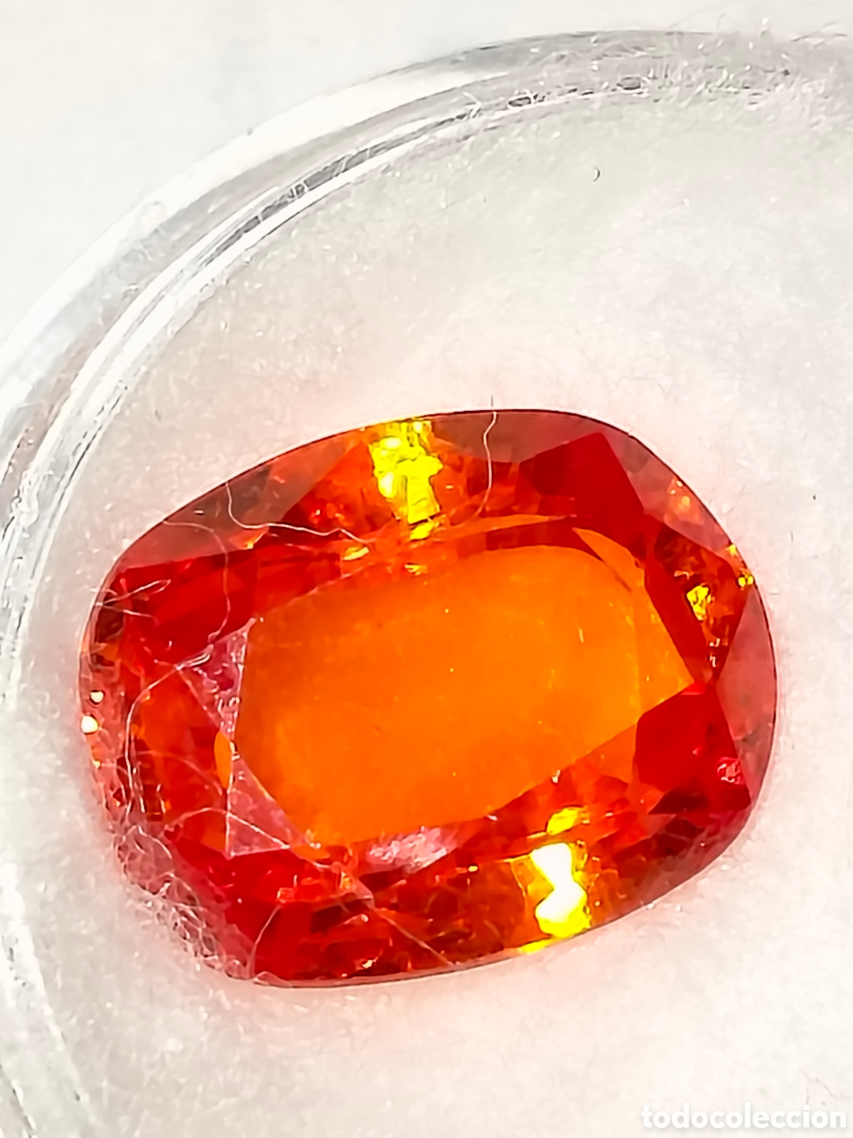 Coleccionismo de gemas: Zafiro Natural naranja de 9,10 Ct