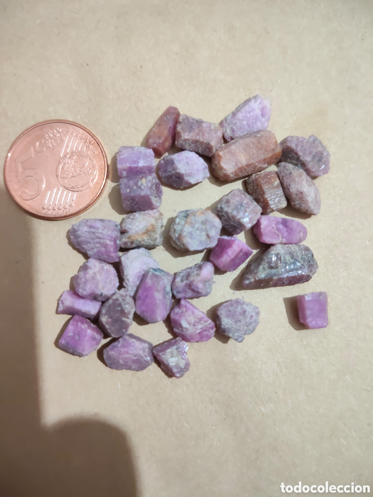 Coleccionismo de gemas: Fragmentos de Rub&iacute; en bruto de 129,20 Ct