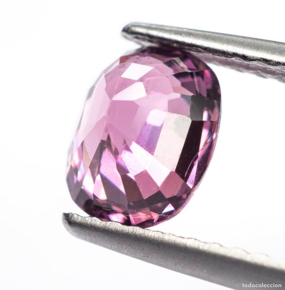 Coleccionismo de gemas: Espinela P&uacute;rpura Natural &ndash; 1,15 ct &ndash; Origen Sugerido: Birmania CON CERTIFICADO