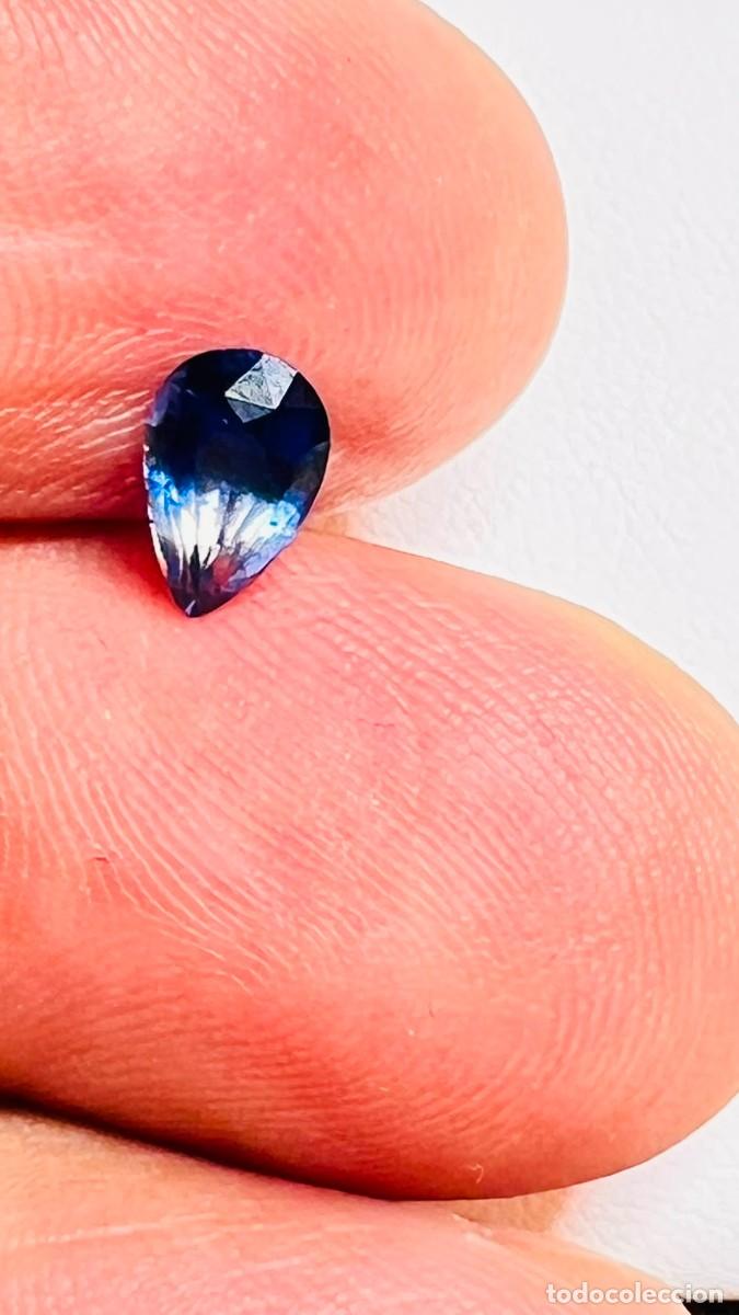 Coleccionismo de gemas: Zafiro Azul Natural Royal Blue &ndash; 0,98 ct - CON CERTIFICADO GEMOLOGICO