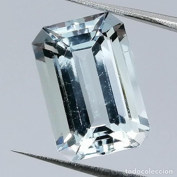 Coleccionismo de gemas: Aguamarina Natural 3.26 ct &middot; Certificado IGE &middot; Talla Rectangular &middot; Colecci&oacute;n / Joyer&iacute;a