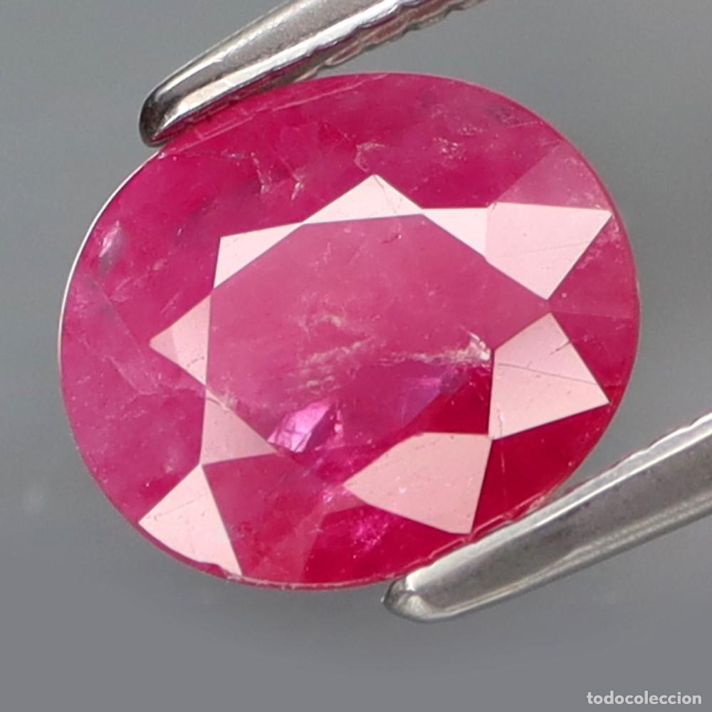 Coleccionismo de gemas: Rubi Oval 8,5 x 6,8 mm.