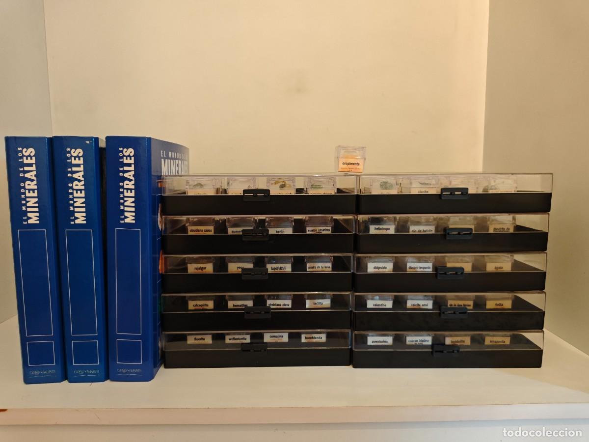 Coleccionismo de gemas: Colecci&oacute;n completa minerales Orbis-Fabri