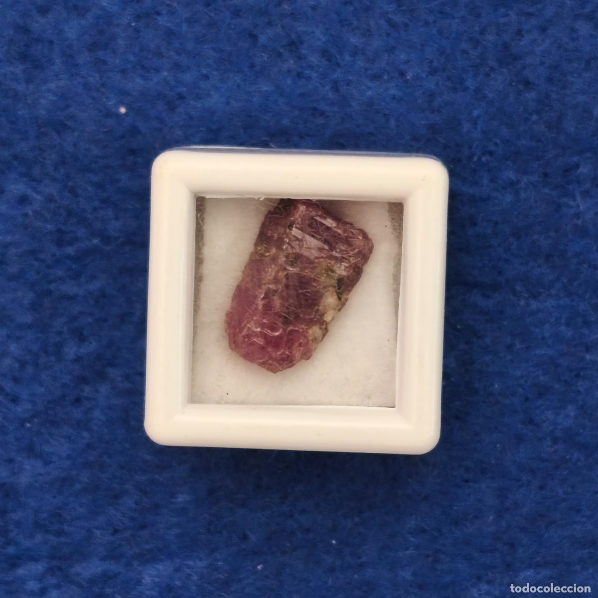 Colecionismo de pedras preciosas: RUBI NATURAL EN BRUTO. MED. 11,6 X 7,7 MM. PESO 5,54 CTS