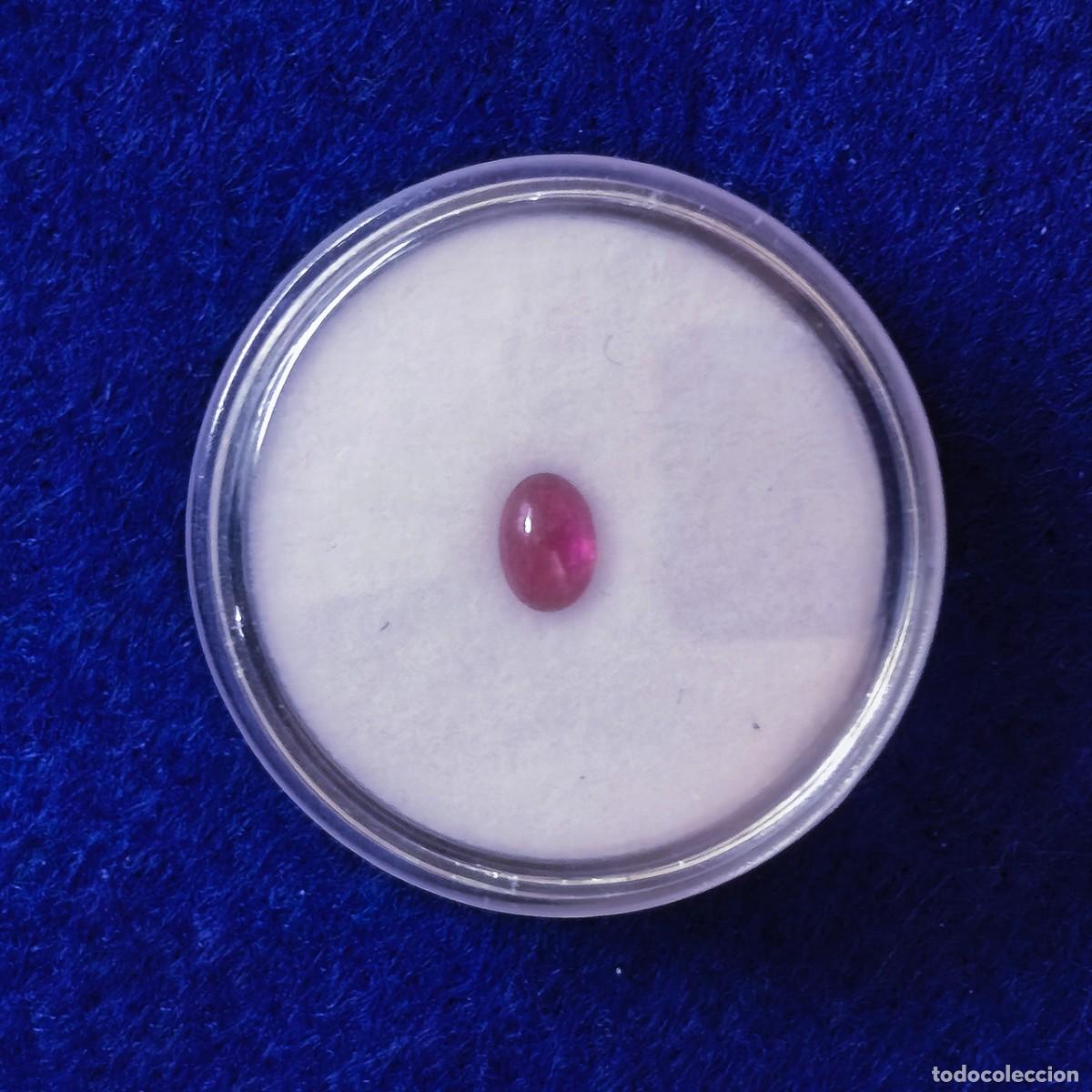 Coleccionismo de gemas: RUBI ROSA NATURAL TALLA OVAL. MED. 5,8 X 4 MM. PESO 0,60 CTS.