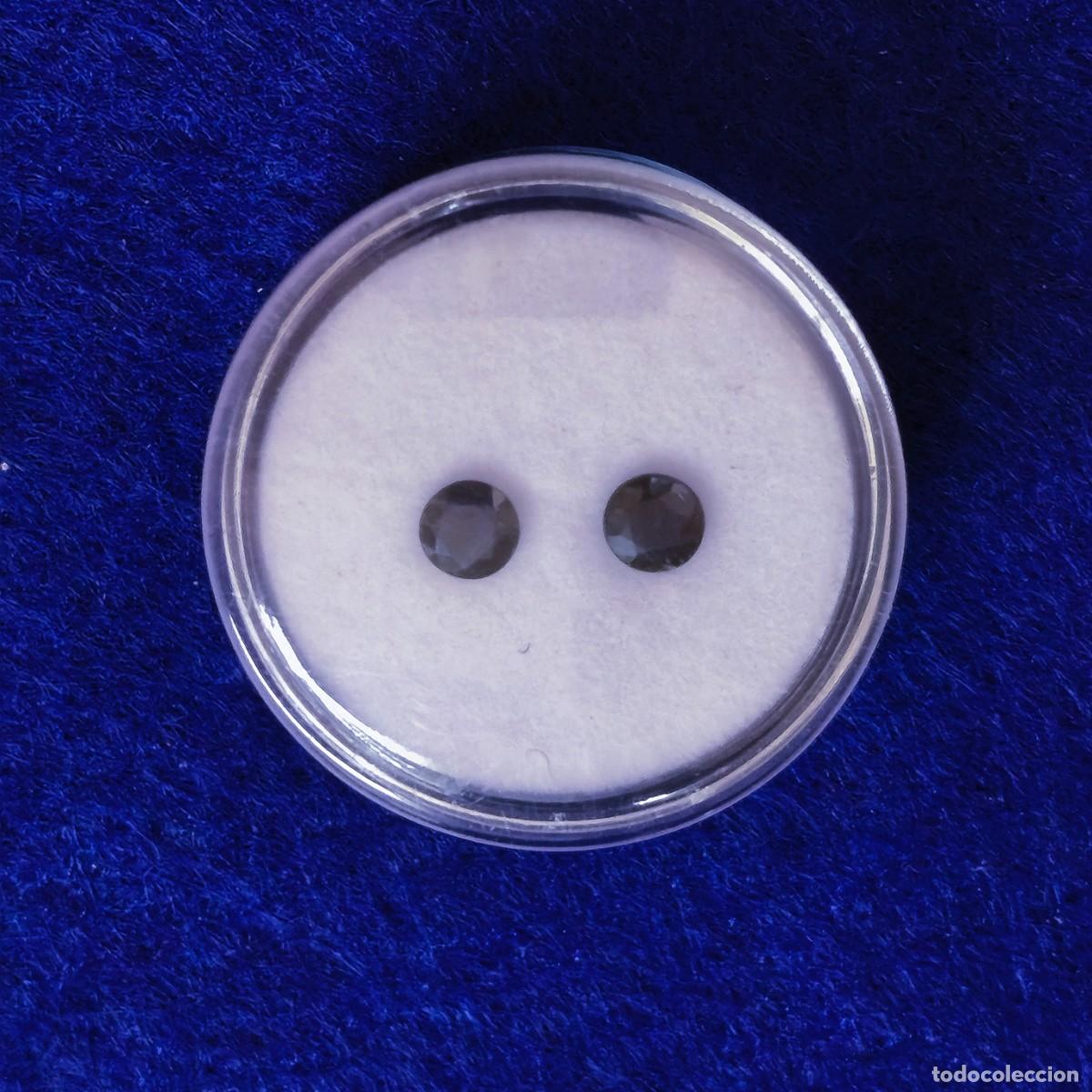 Coleccionismo de gemas: PAREJA DE ZAFIROS AZULES NATURALES EN TALLA BRILLANTE MED. 4,5 MM.PESO 8,50 CTS