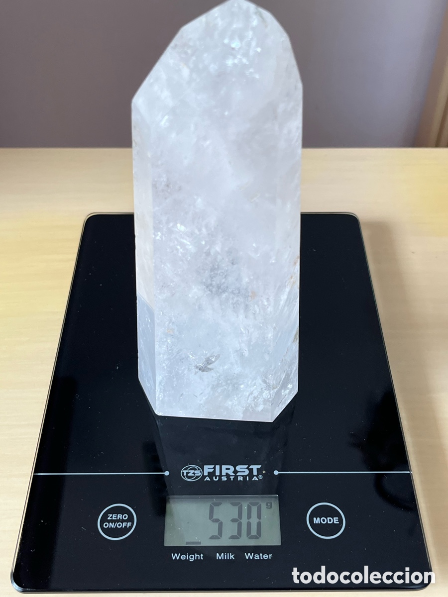 Coleccionismo de gemas: Punta grande de cuarzo - Foto 14