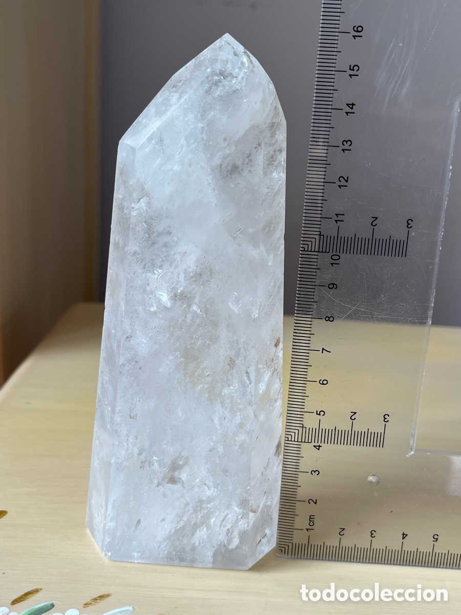 Coleccionismo de gemas: Punta grande de cuarzo - Foto 15