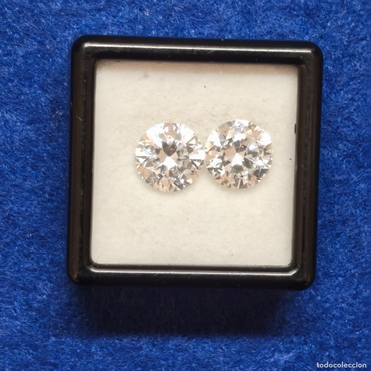 Sammlung von Edelsteinen: CIRCONITAS TALLA BRILLANTE. MED. 8 MM. PESO 6,67 CTS.