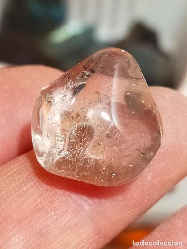 Coleccionismo de gemas: Quarzo Lodolite burattato - Foto 1