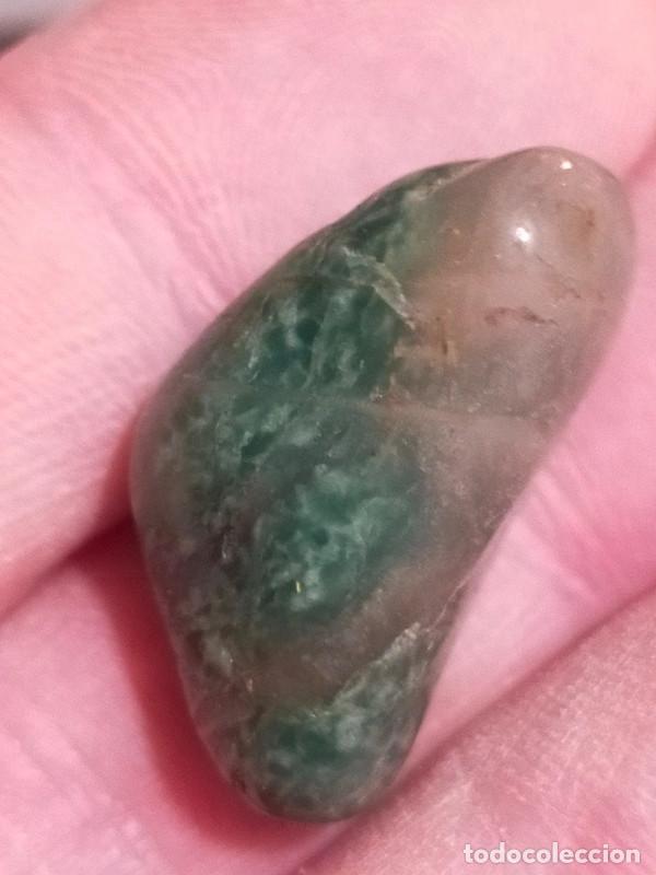 Coleccionismo de gemas: Quarzo verde burattato - Foto 5