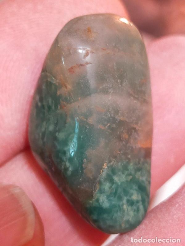 Coleccionismo de gemas: Quarzo verde burattato