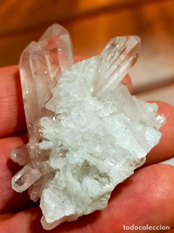 Coleccionismo de gemas: Drusetta in Quarzo Ialino