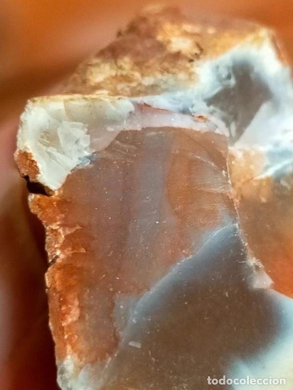 Coleccionismo de gemas: Corniola grezza del Brasile con sfumature multicolori naturali - Foto 6