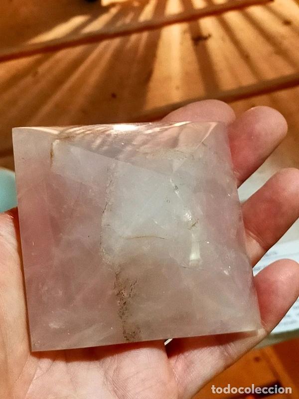 Coleccionismo de gemas: Piramide in Quarzo Rosa - Foto 4
