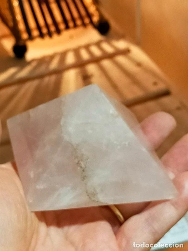 Coleccionismo de gemas: Piramide in Quarzo Rosa - Foto 5