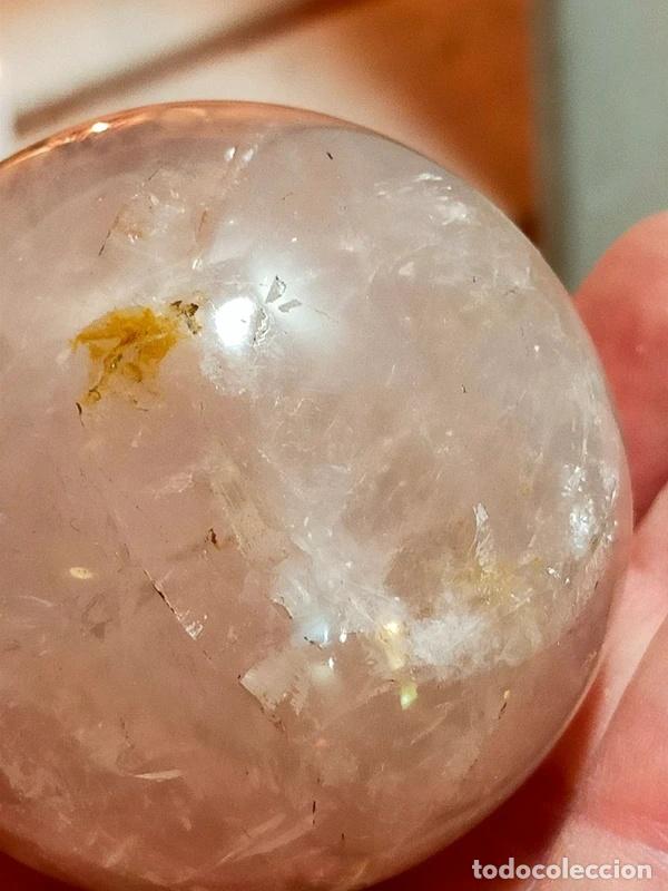 Coleccionismo de gemas: Sfera in Quarzo Rosa - Foto 2