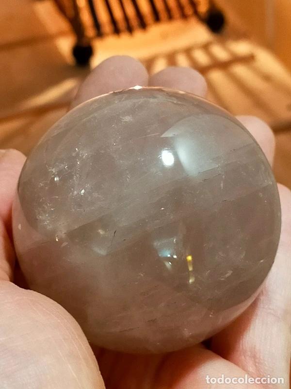 Coleccionismo de gemas: Sfera in Quarzo Rosa - Foto 5
