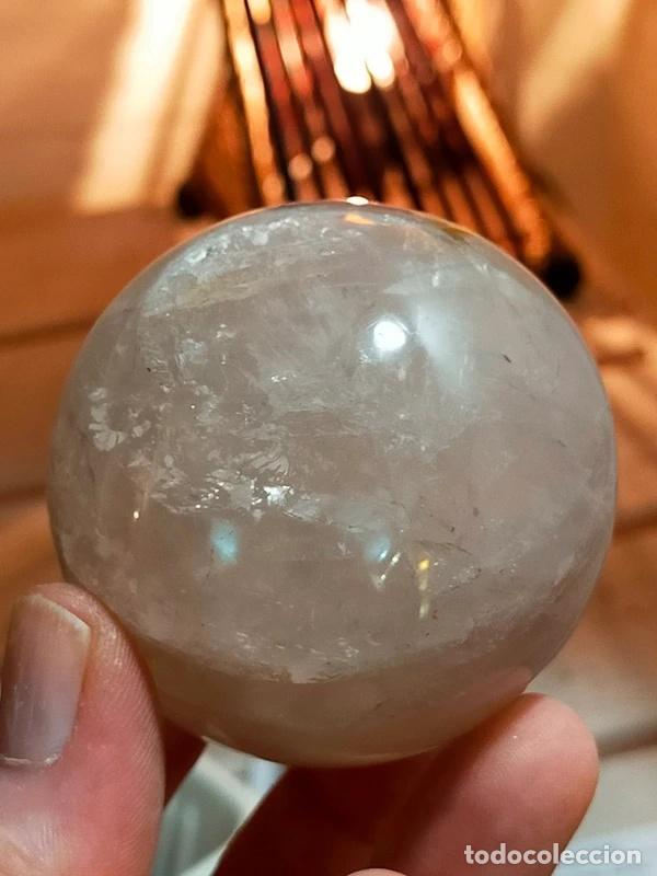 Coleccionismo de gemas: Sfera in Quarzo Rosa - Foto 6