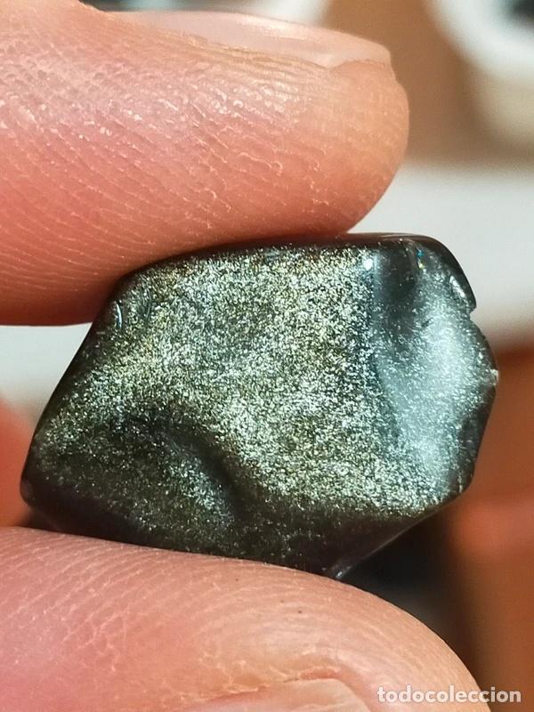 Coleccionismo de gemas: Ossidiana Nera dorata (semi grezza) - Foto 3