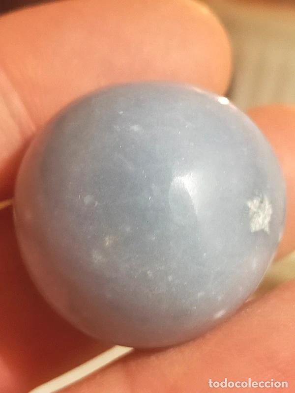 Coleccionismo de gemas: Angelite burattata Brasile peso gr 26 misure cm 3x3x2,5