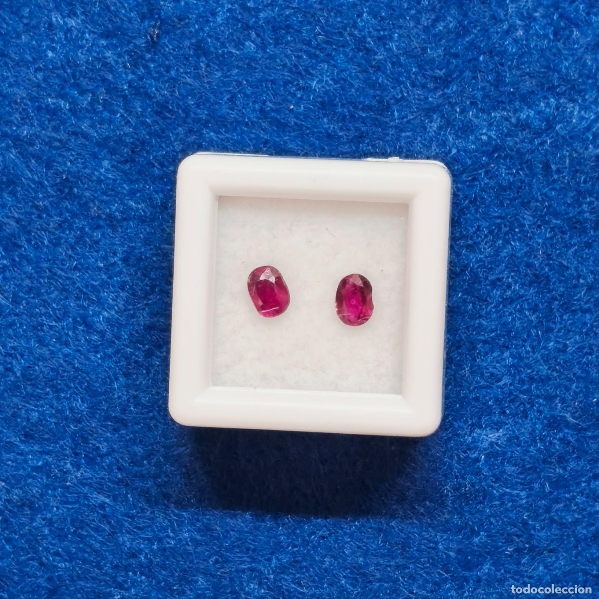 Collezionismo di gemme: RUBI OVAL. MED. 3,5 X 2,5 MM. PESO 0,40 CTS. SIN TRATAMIENTO
