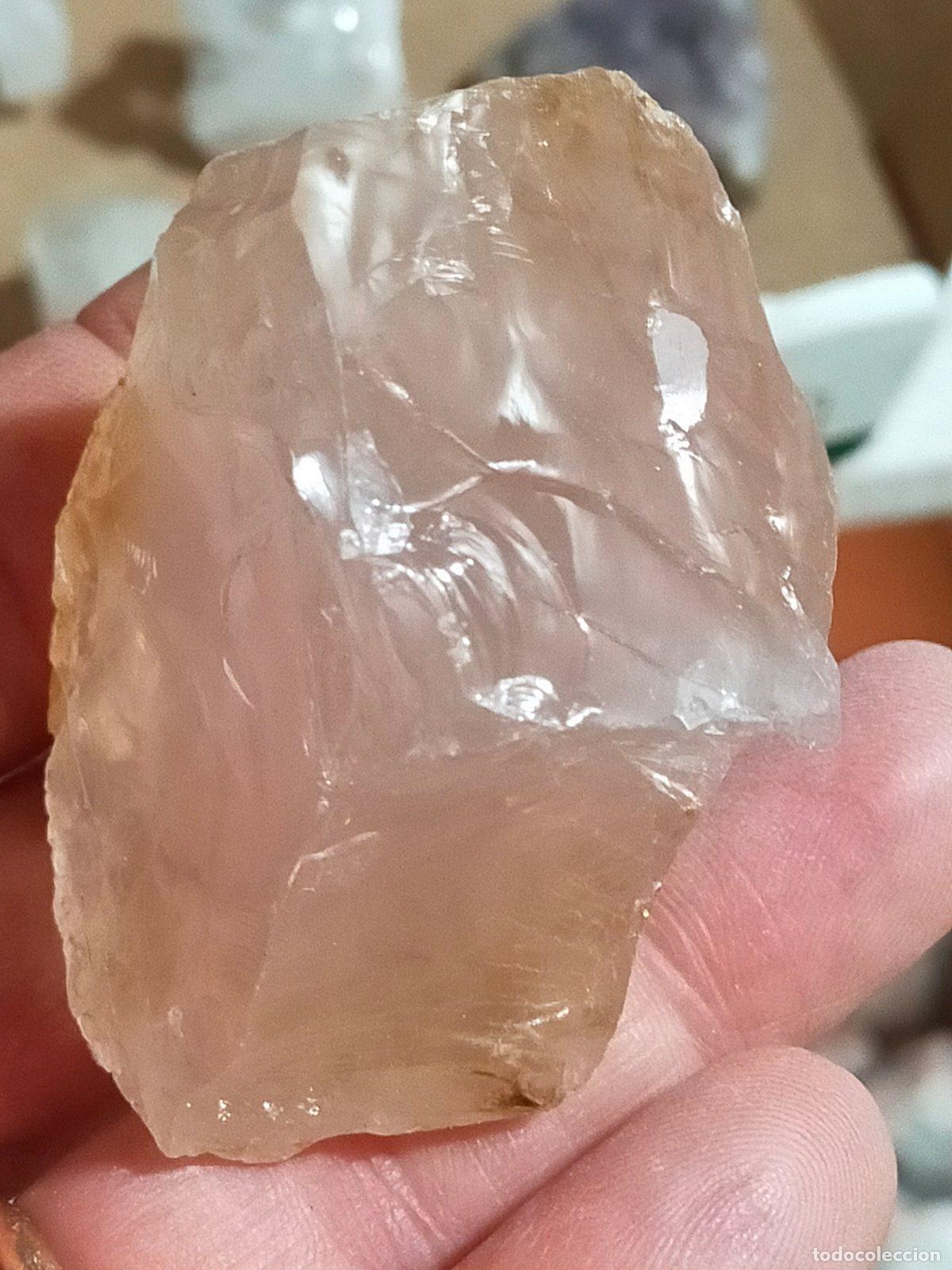 Coleccionismo de gemas: Quarzo Rosa Grezzo Naturale - Cristallo di Amore e Armonia per Camera e Soggiorno - Taglia Media