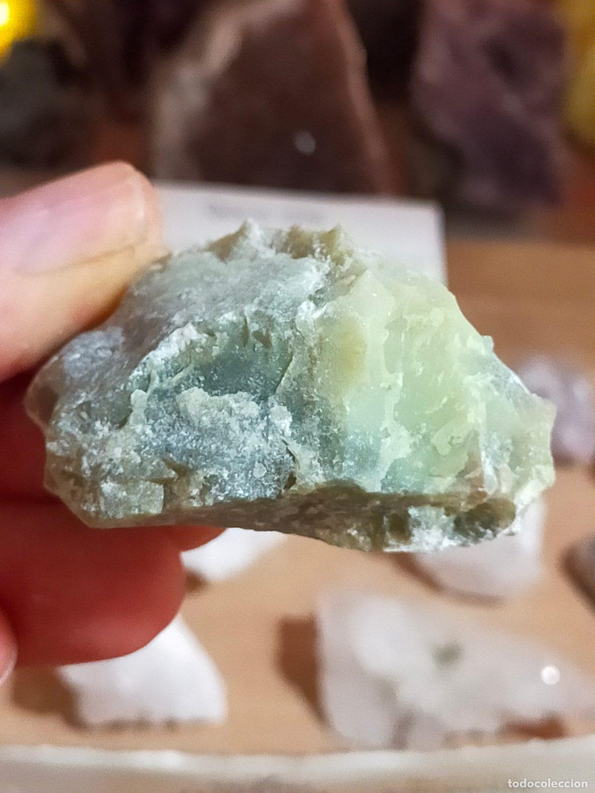 Coleccionismo de gemas: Opale Verde Grezzo - Cristallo Naturale Olistico per Cristalloterapia