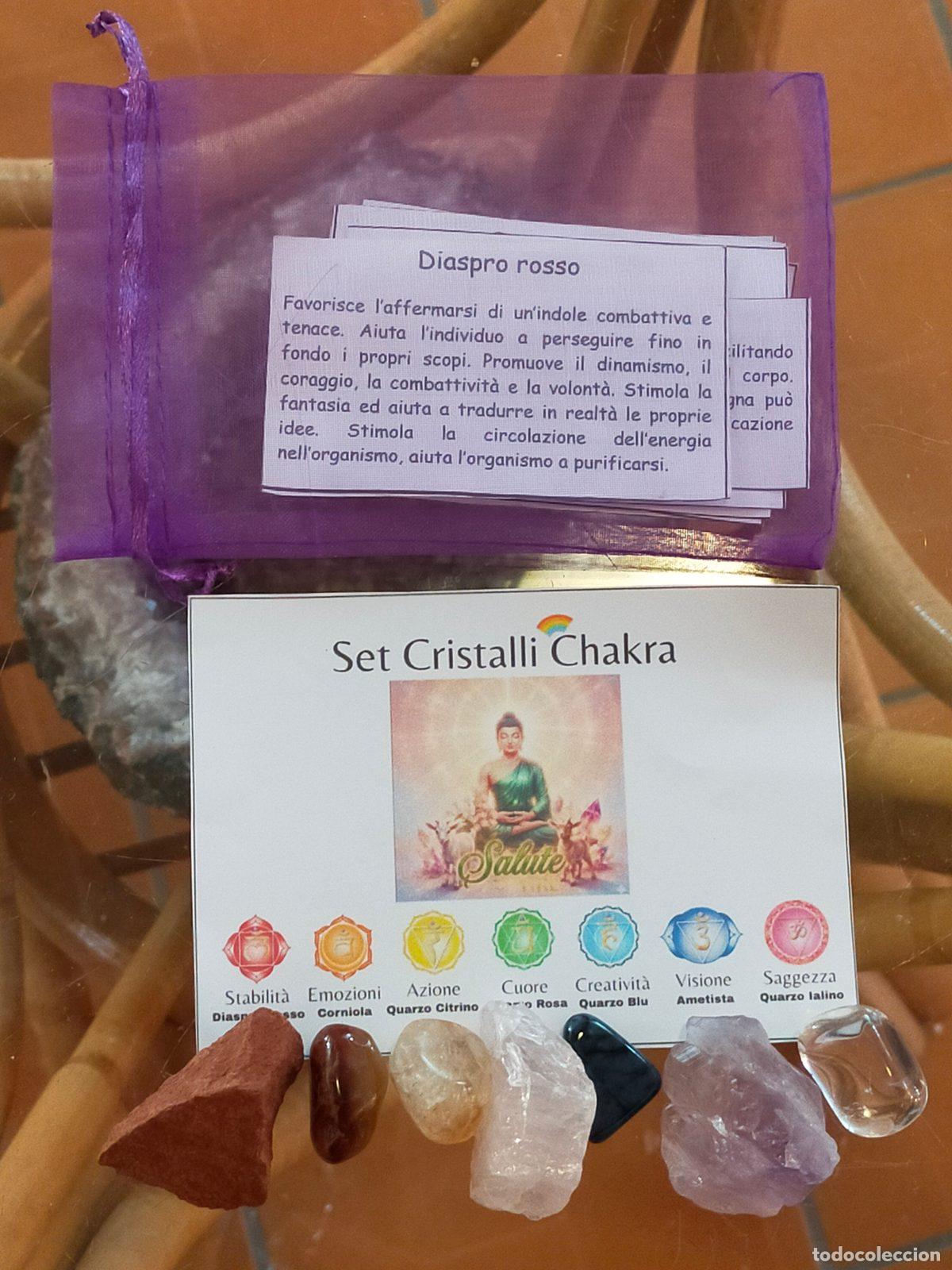 Coleccionismo de gemas: Set Cristalli Chakra Naturali - Kit Pietre Dure per Cristalloterapia e Meditazione
