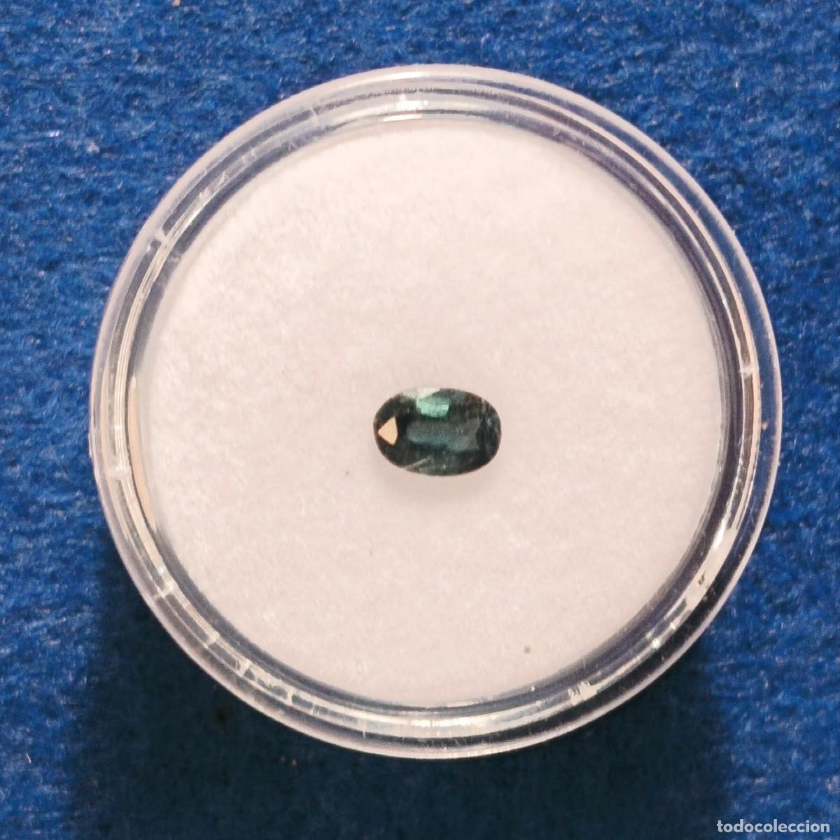Coleccionismo de gemas: ZAFIRO CEYLAN TALLA OVAL MED. 6 X 4 MM. PESO. 0,59 CTS. SIN TRATAMIENTO