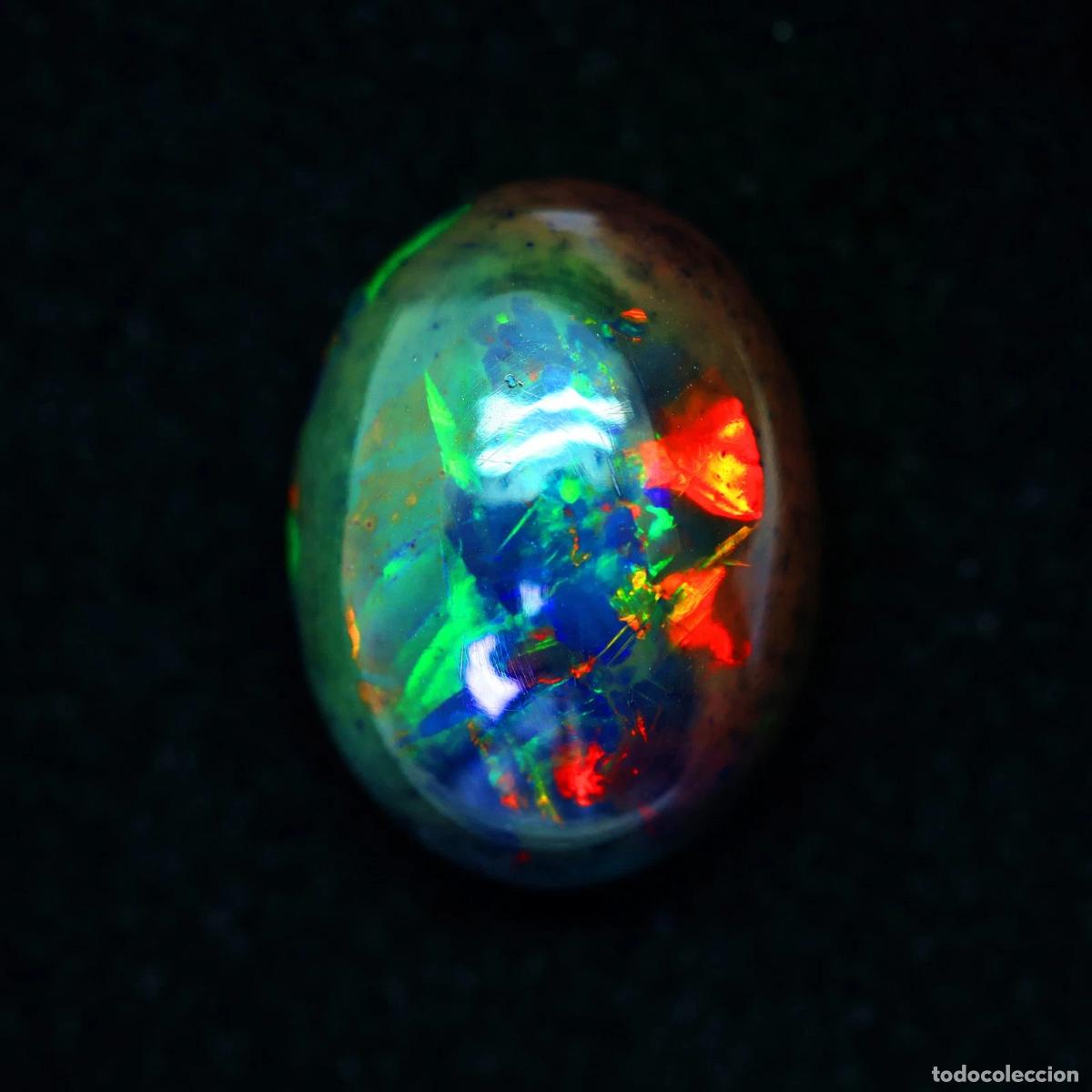 Colecionismo de pedras preciosas: 10.10 CT &Oacute;palo Negro de Wello Et&iacute;ope. Juego de Colores