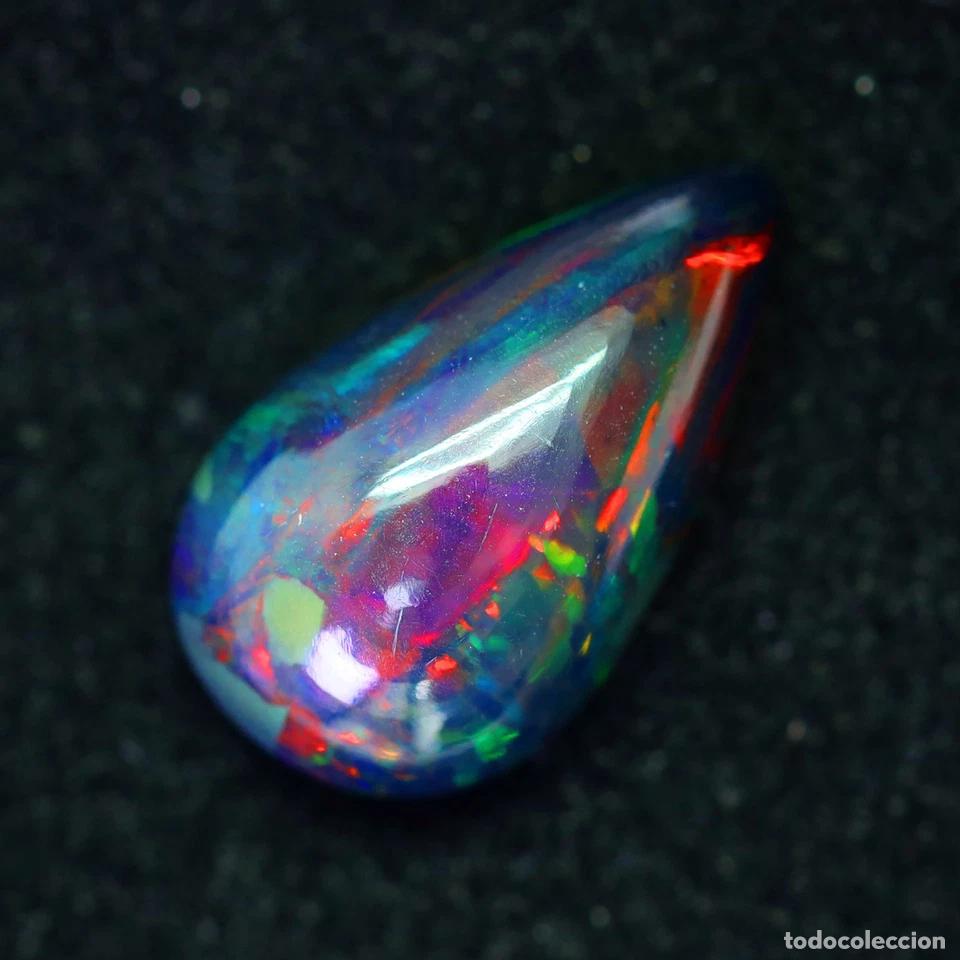 Colecionismo de pedras preciosas: 6.70 CT &Oacute;palo Negro de Welo Et&iacute;ope. Juego de Colores