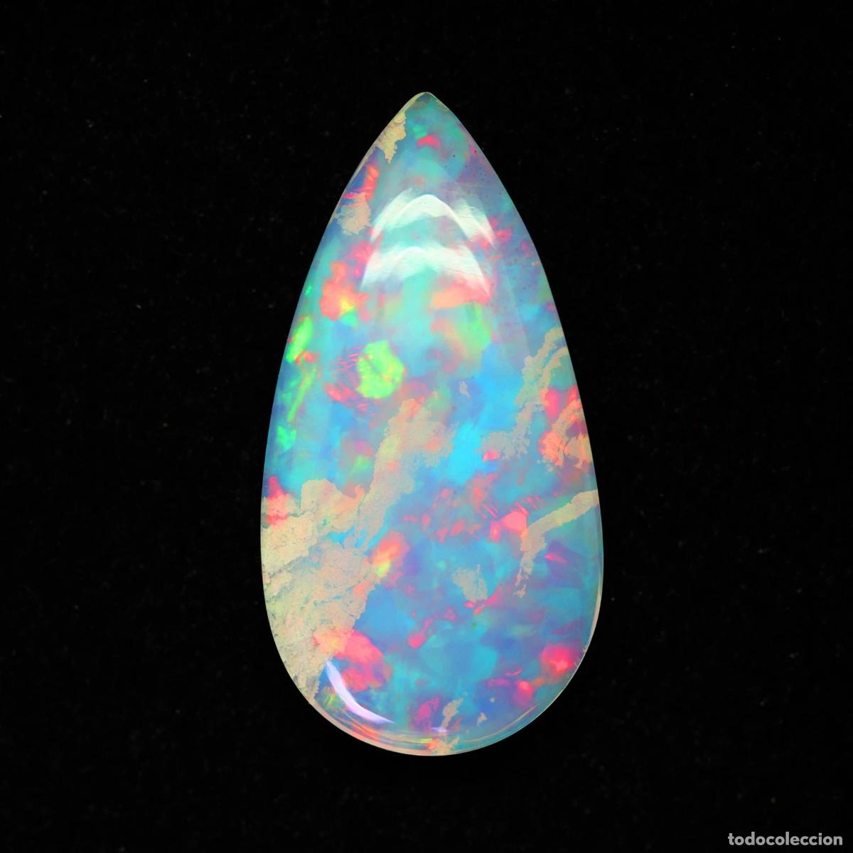 Coleccionismo de gemas: 7.00 CT &Oacute;palo Welo Seminegro Et&iacute;ope Multicolor