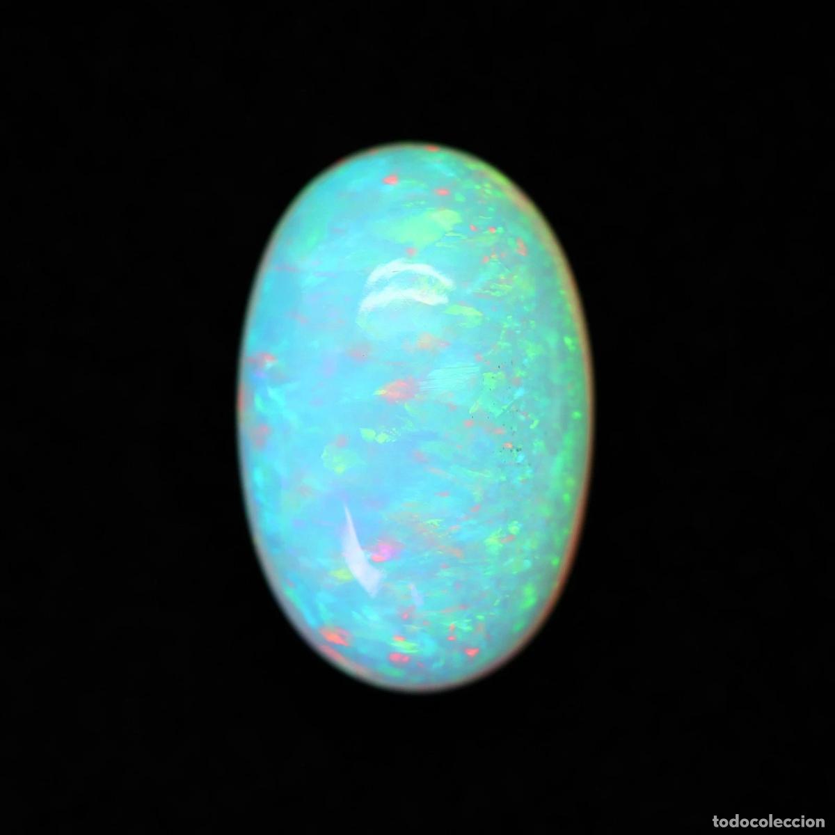 Coleccionismo de gemas: 5.70 CT &Oacute;palo Welo Seminegro Et&iacute;ope Multicolor