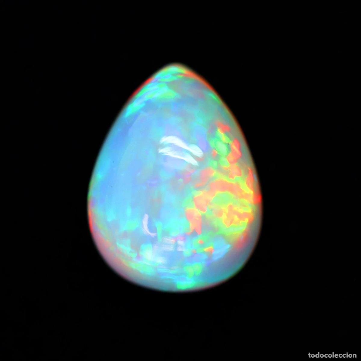 Coleccionismo de gemas: 8.70 CT &Oacute;palo Welo Et&iacute;ope Natural Seminegro, Juego de Colores