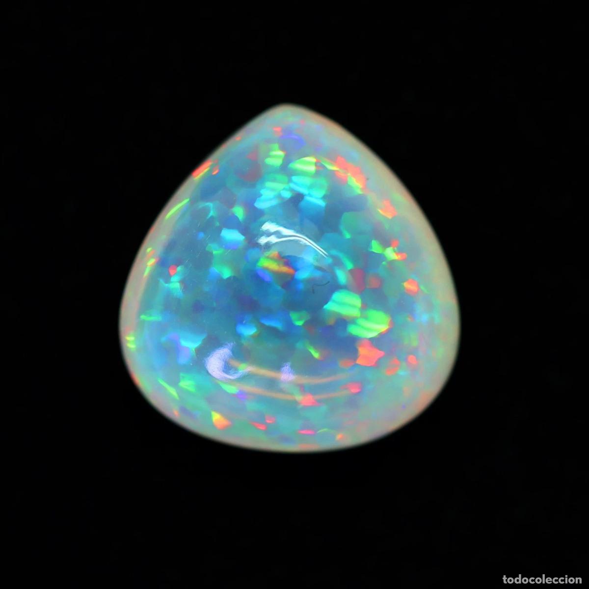 Coleccionismo de gemas: 8.00 CT &Oacute;palo Welo Et&iacute;ope Natural Seminegro, Juego de Colores
