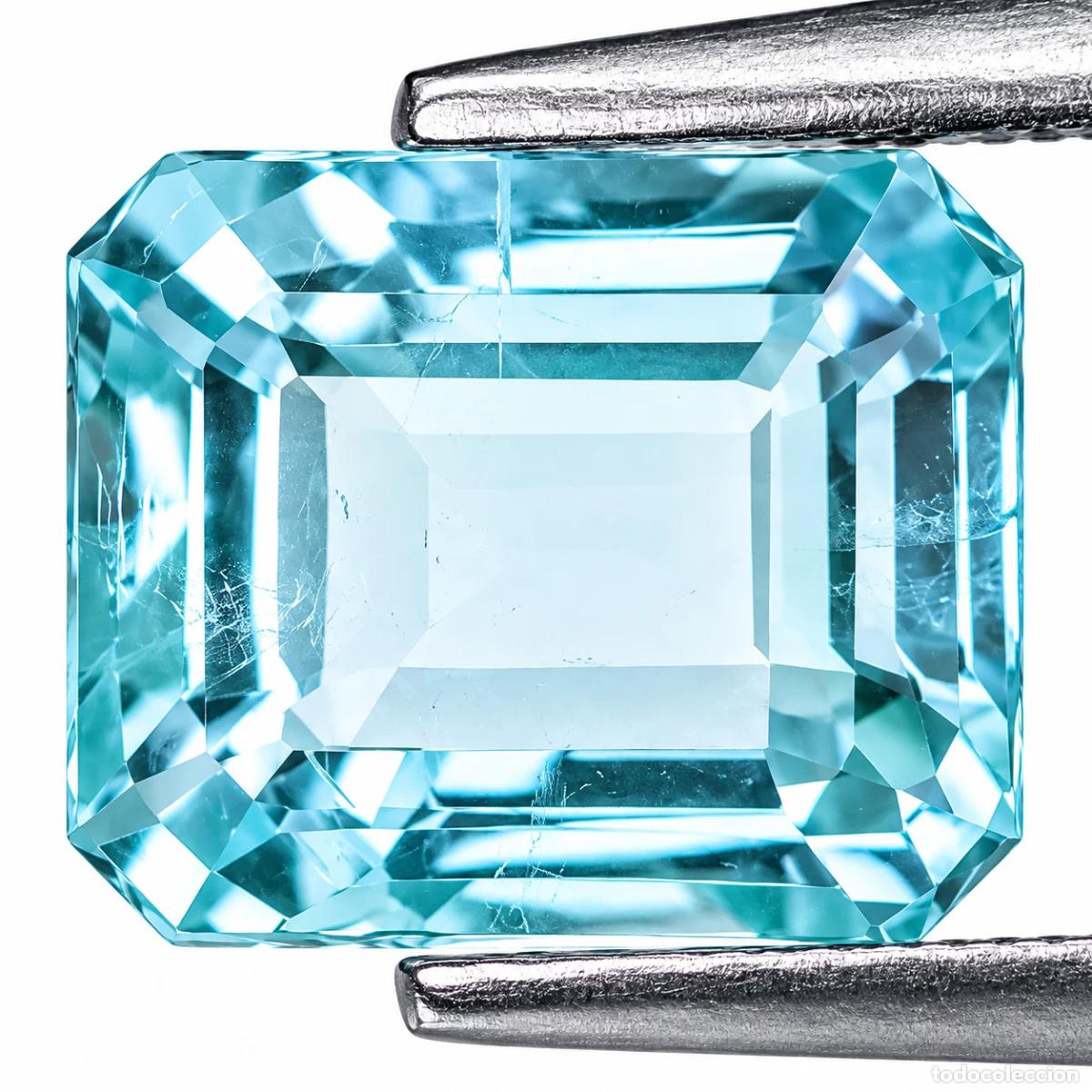 Coleccionismo de gemas: Esmeralda Colombiana 2.86 CT, Verde Azulado, Sin Aceite