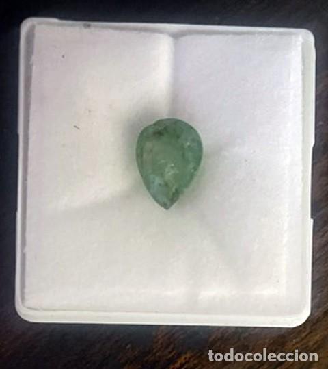 Coleccionismo de gemas: 3.85 CTS EXCELENTE ESMERALDA NATURAL TALLA PERA