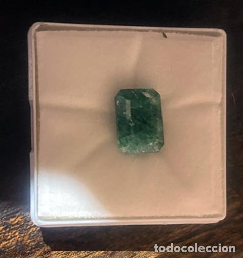 Coleccionismo de gemas: 6.80 CTS EXCELENTE ESMERALDA NATURAL TALLA ESMERALDA