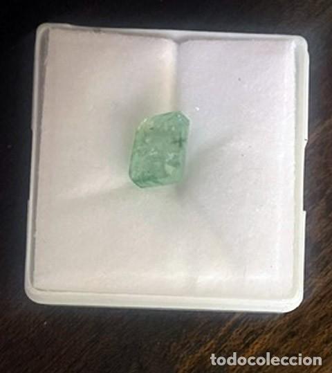 Coleccionismo de gemas: 5.55 CTS EXCELENTE ESMERALDA NATURAL TALLA ESMERALDA