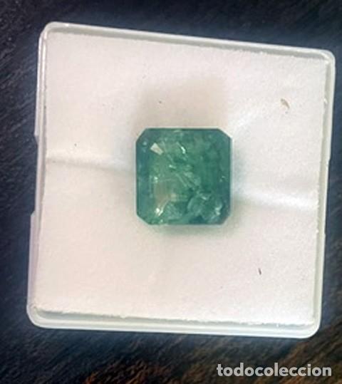Coleccionismo de gemas: 10.0 CTS EXCELENTE ESMERALDA NATURAL TALLA CUADRADA