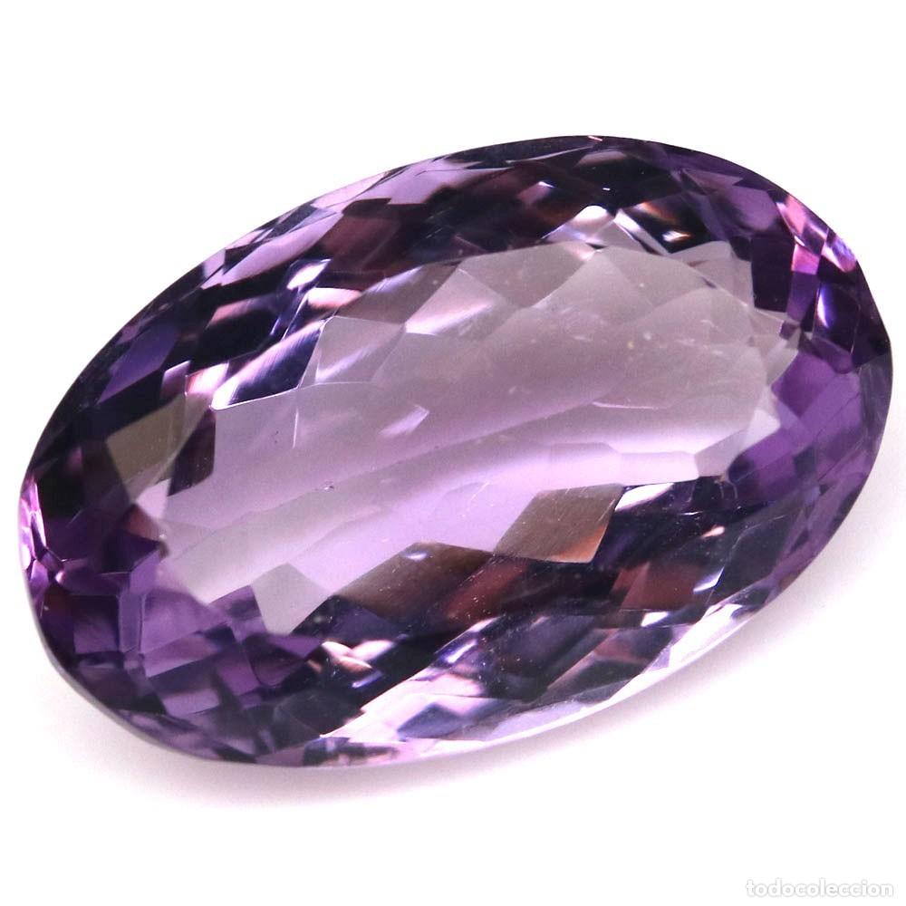 Coleccionismo de gemas: Amatista 19,5 x 12,5 mm.