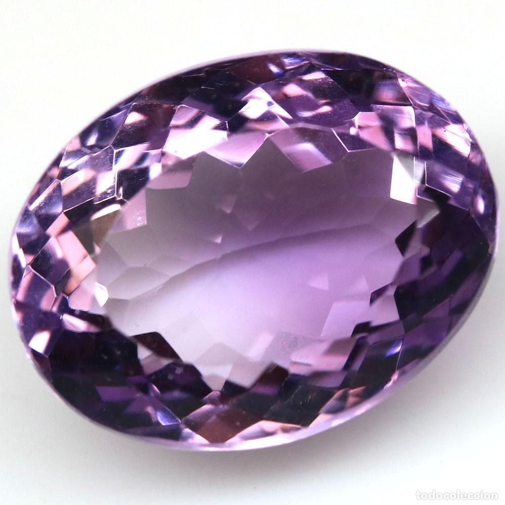 Coleccionismo de gemas: Amatista 17,7 x 13,8 mm.
