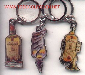 Coleccionismo de llaveros: 18-202. Llaveros Ballantines. 3 diferentes