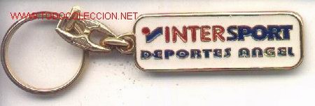 Collection of Keychains: 18-212. Llavero Inter Sport. Deportes Angel. Jumilla