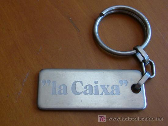 Coleccionismo de llaveros: Llavero publicidad Lat&oacute;n La Caixa - Foto 1