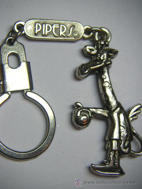 Coleccionismo de llaveros: llavero pantal&oacute;n Pipers - Foto 1