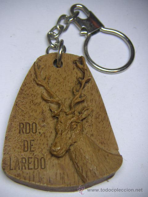 Coleccionismo de llaveros: llavero de resina recuerdo de Laredo - Foto 1