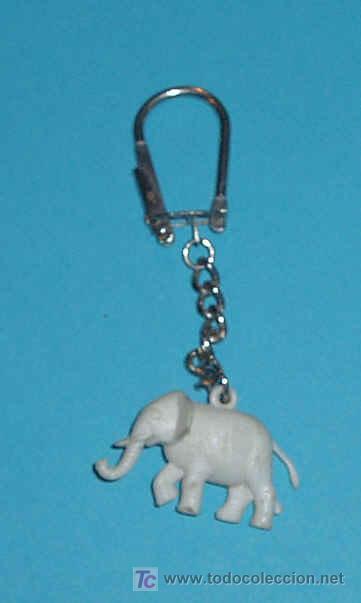 Coleccionismo de llaveros: LLAVERO ELEFANTE BLANCO - Foto 1